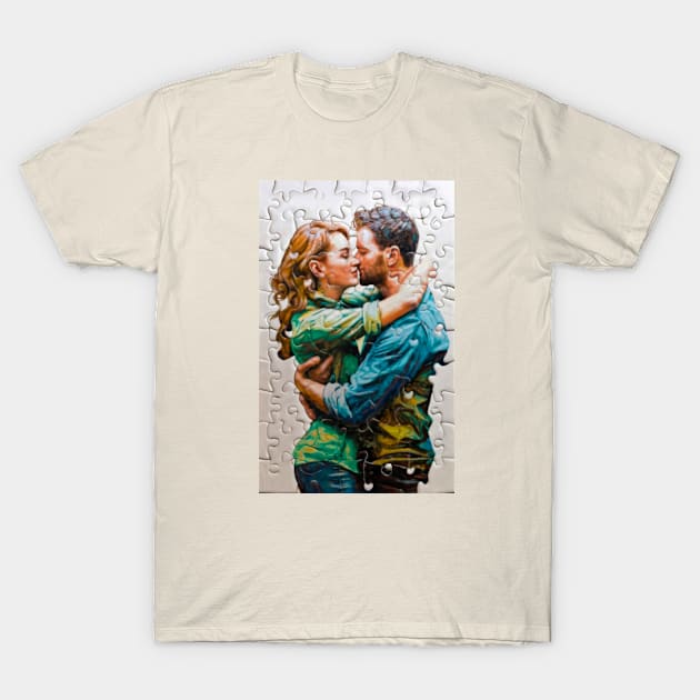 Couple in love T-Shirt by HarlinDesign